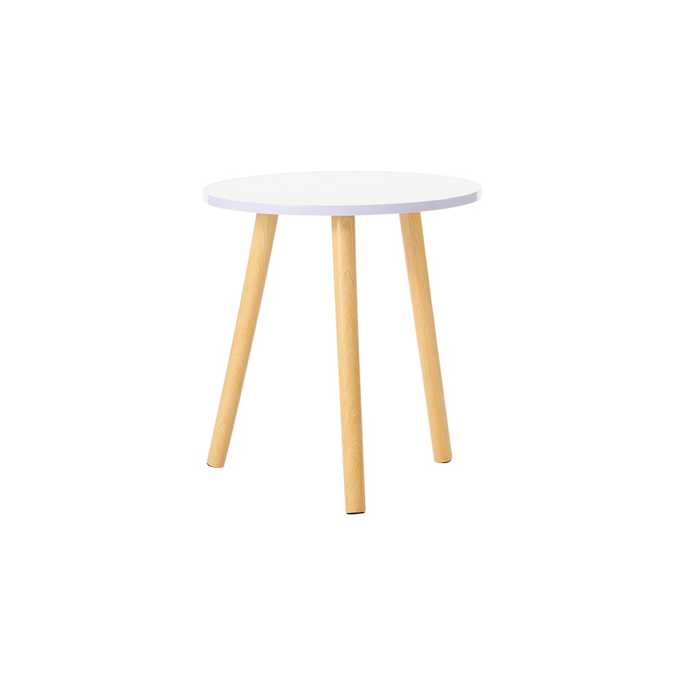 日系圓桌邊桌茶几/寬40cm-(3色)-細節圖2