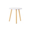 日系圓桌邊桌茶几/寬40cm-(3色)-規格圖2