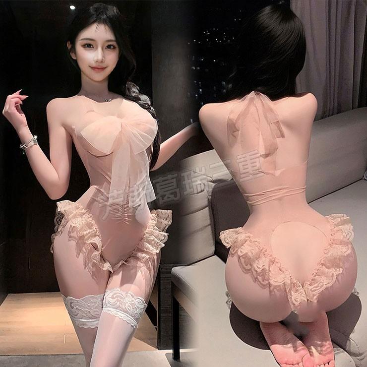 法式流光 純欲薄紗連身衣