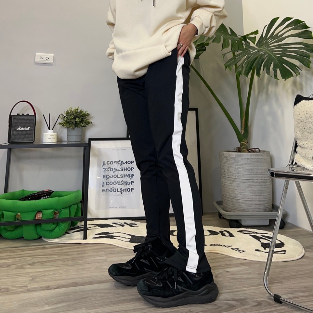 <領券再享折扣>獨家訂製單線褲 褲腳內側拉鍊 超顯瘦 運動長褲 單線褲 爆款 男生衣著 獨家長褲 長褲-細節圖3