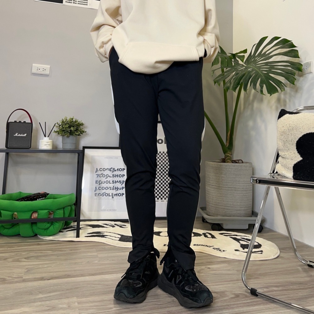 <領券再享折扣>獨家訂製單線褲 褲腳內側拉鍊 超顯瘦 運動長褲 單線褲 爆款 男生衣著 獨家長褲 長褲-細節圖5