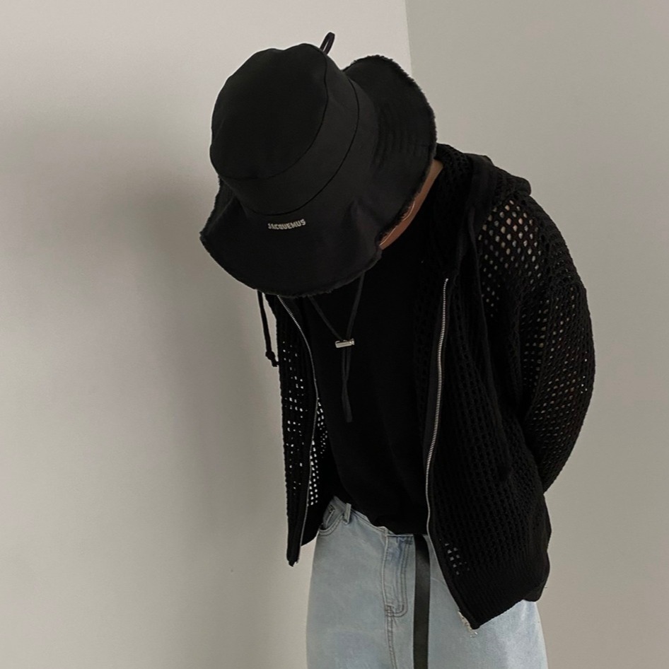 ✨領券再享折扣✨韓國 簍空洞洞慵懶 連帽 針織外套 嘻哈 潮流風 男女不拘 情侶外套 洞洞素面外套-細節圖3