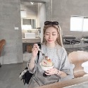 ✨2024新款✨素色短T 短袖上衣 口袋T 重磅16支滑面純棉 寬鬆落肩 情侶T 短T 素面-規格圖9