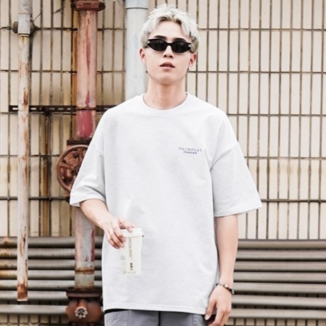 ✨2024新款✨日文 JP小男孩 短T 短袖上衣 細絨布 情侶款 春夏新款 男女不拘 情侶T 短袖-細節圖5