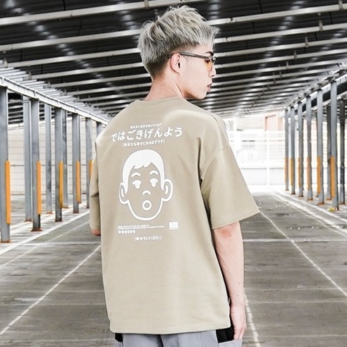 ✨2024新款✨日文 JP小男孩 短T 短袖上衣 細絨布 情侶款 春夏新款 男女不拘 情侶T 短袖-細節圖6