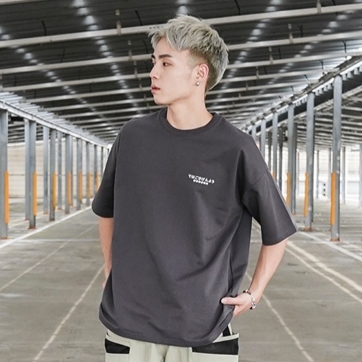 ✨2024新款✨日文 JP小男孩 短T 短袖上衣 細絨布 情侶款 春夏新款 男女不拘 情侶T 短袖-細節圖9