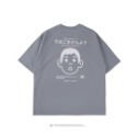✨2024新款✨日文 JP小男孩 短T 短袖上衣 細絨布 情侶款 春夏新款 男女不拘 情侶T 短袖-規格圖9