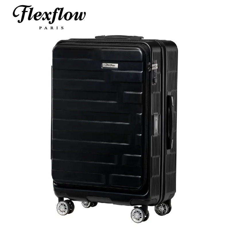 ✨領券再享折扣 ✨ Flexflow 前開式 行李箱 智能測重19吋 29吋行李箱 防爆拉鍊 戰車 百夫長 羅納 里爾-規格圖11