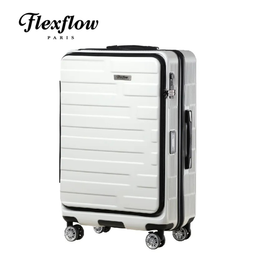 ✨領券再享折扣 ✨ Flexflow 前開式 行李箱 智能測重19吋 29吋行李箱 防爆拉鍊 戰車 百夫長 羅納 里爾-規格圖11