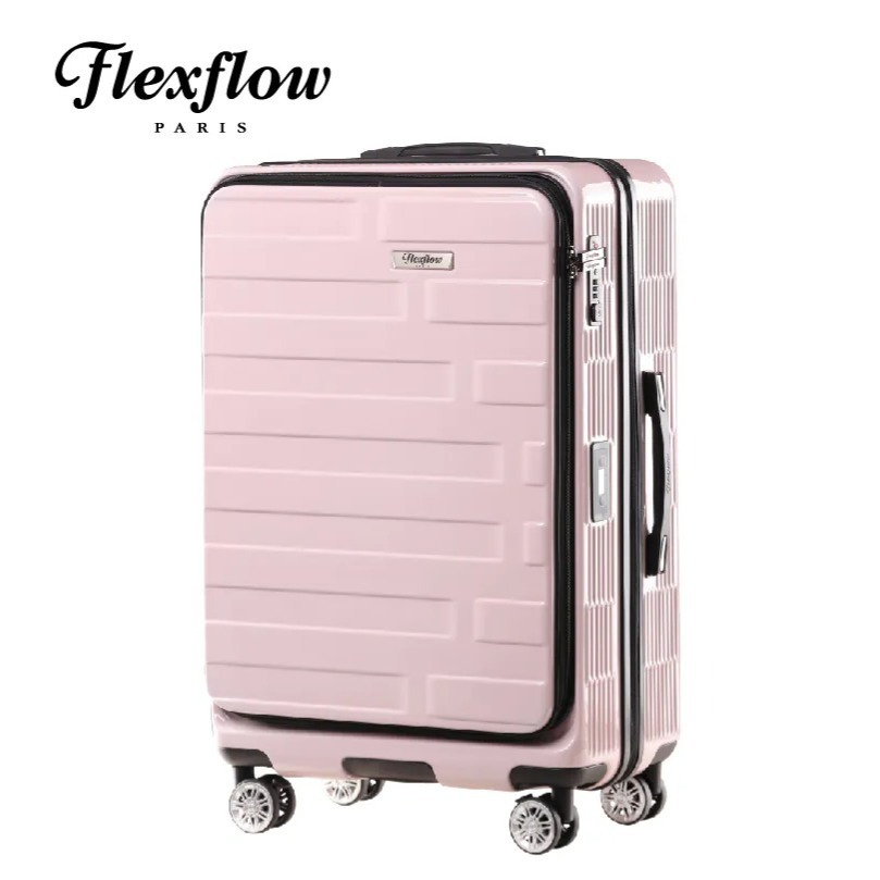 ✨領券再享折扣 ✨ Flexflow 前開式 行李箱 智能測重19吋 29吋行李箱 防爆拉鍊 戰車 百夫長 羅納 里爾-規格圖11