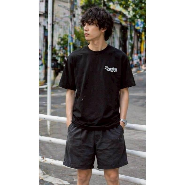 ✨2026新款✨韓版 功夫貓咪印花短T 細絨布 寬鬆落肩 短袖 上衣 男女皆可 貓控 貓派-細節圖5