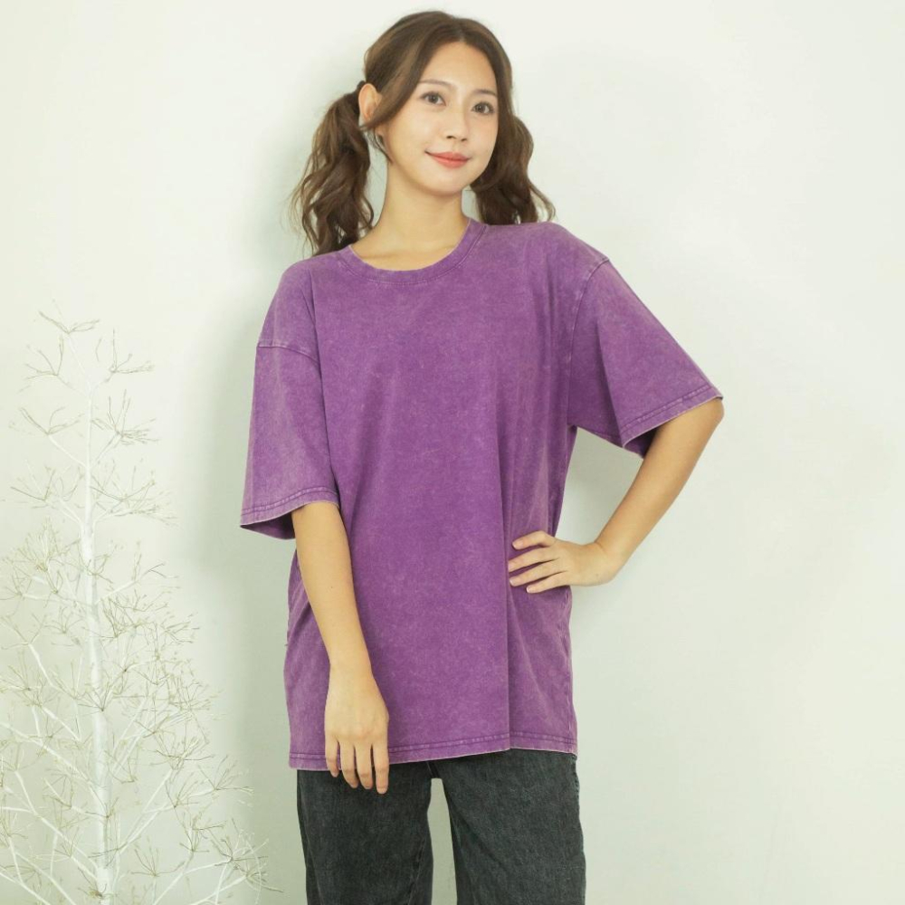 🐻S-4XL 厚磅好穿🐻ULTRA APPAREL 復古重磅短T 寬版落肩 水洗 短袖 上衣 235克重 純精梳棉-細節圖2