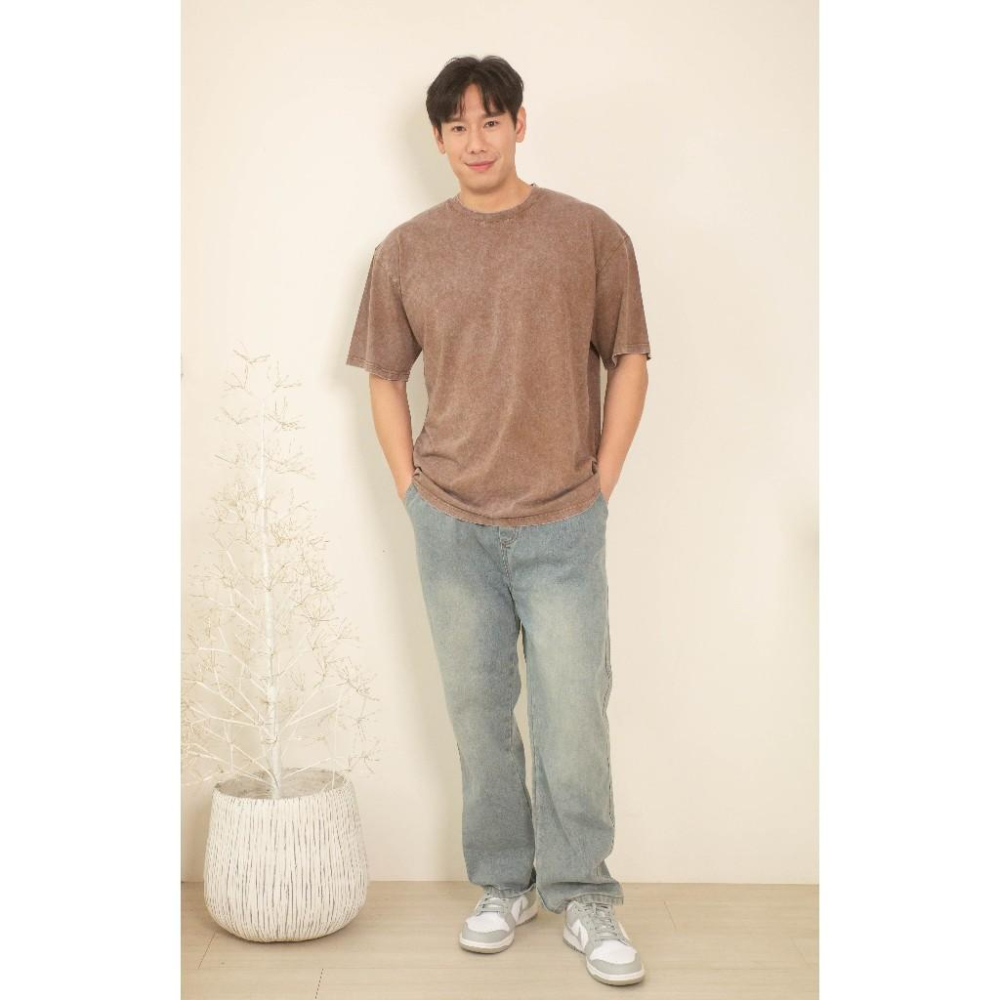 🐻S-4XL 厚磅好穿🐻ULTRA APPAREL 復古重磅短T 寬版落肩 水洗 短袖 上衣 235克重 純精梳棉-細節圖6