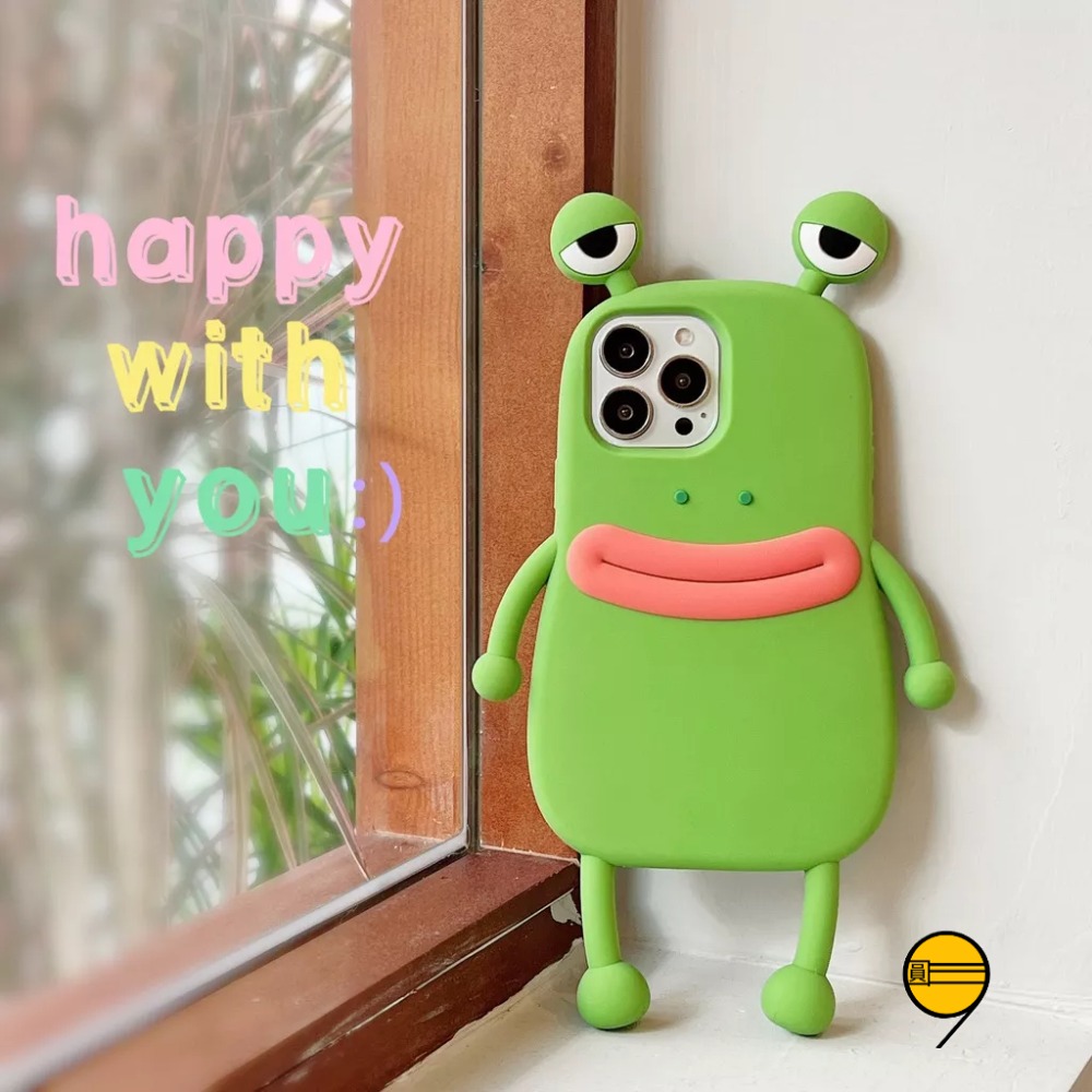 青蛙手機殼 適用於 蘋果 iPhone 14 手機殼 12 13 14 pro max 7 8 plus XR 保護殼-細節圖2