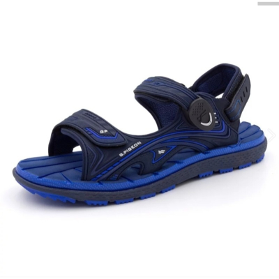 幸運草樂園 歐霸 GP 三帆系列 時尚休閒涼鞋 情侶親子系列 磁扣設計 涼拖兩用鞋 涼鞋 G3888-20 藍色