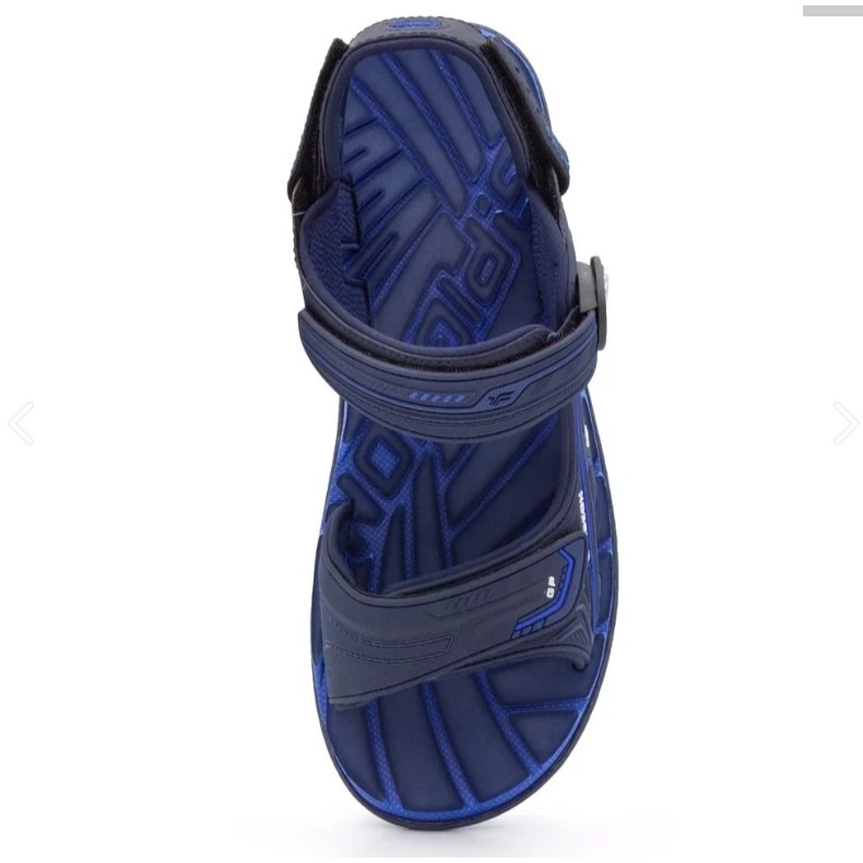 幸運草樂園  歐霸 GP 三帆系列 時尚休閒涼鞋 情侶親子系列 磁扣設計 涼拖兩用鞋 涼鞋 G3888-20 藍色-細節圖3