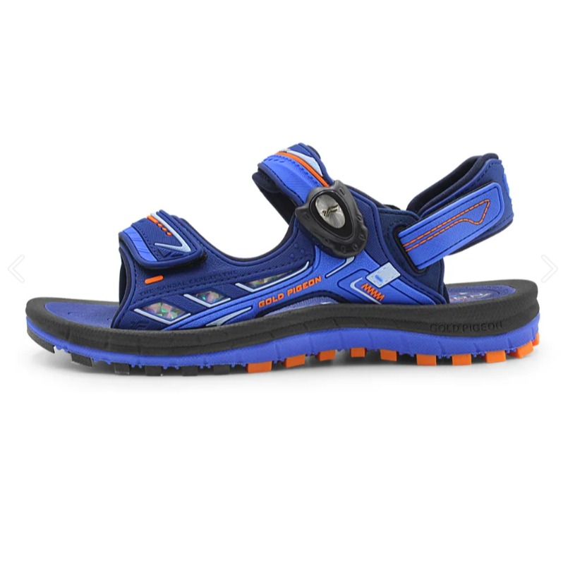 幸運草樂園 歐霸 特價 GP 阿亮代言 時尚休閒涼鞋 童鞋 舒適透氣 磁扣設計 GP涼鞋 G5797B-20 藍色-細節圖2