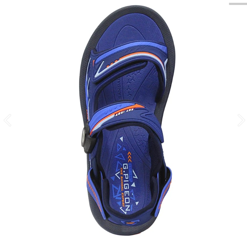 幸運草樂園 歐霸 特價 GP 阿亮代言 時尚休閒涼鞋 童鞋 舒適透氣 磁扣設計 GP涼鞋 G5797B-20 藍色-細節圖3