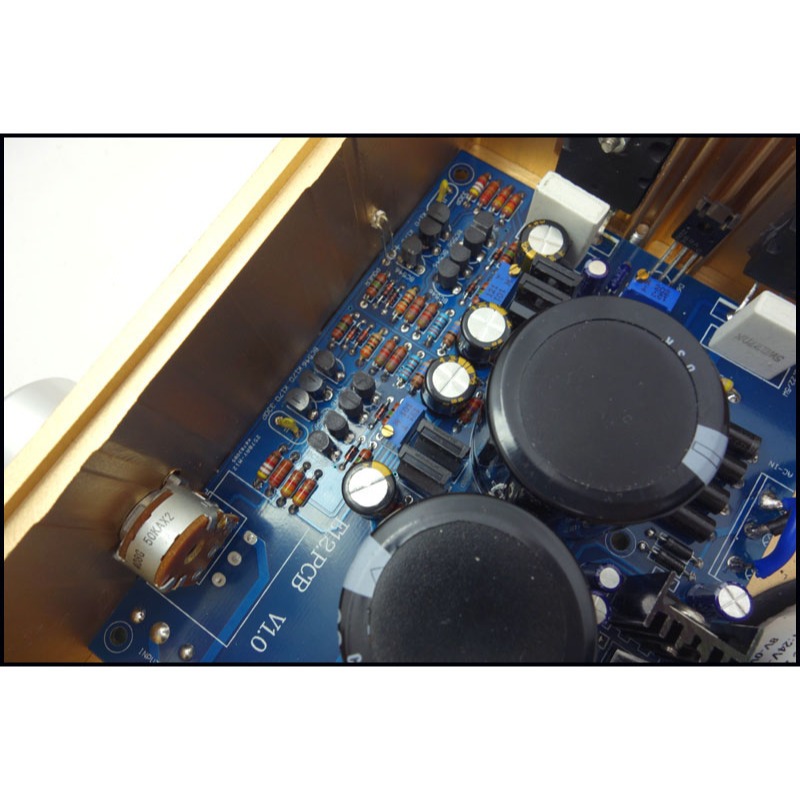 後級 擴大機 AB類 50w 復產現貨 A1 黑 HDAM 110V 全鋁機殼 高傳真 hi-fi-細節圖2