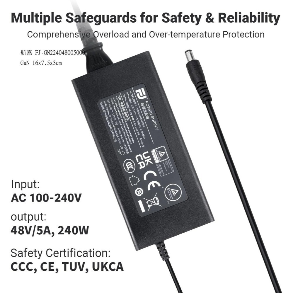 擴大機 用 變壓器 有搭售減價 GaN 氮化鎵 交換電源 48v10a 48v5a  Fosi Aiyima 愛音曼用-細節圖3