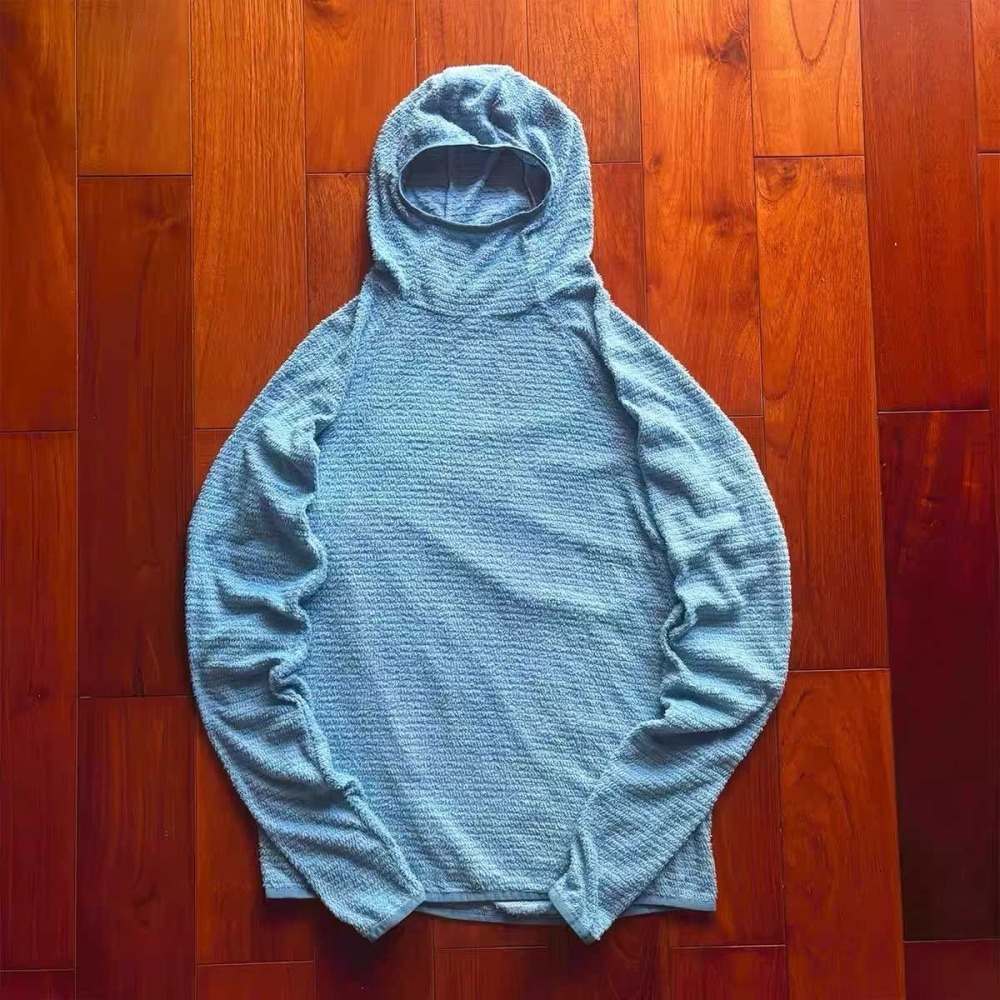 Senchi Polartec Alpha Direct 60 棕紅 131克重 長袖 上衣 連帽 保暖 超輕量 透氣-細節圖7