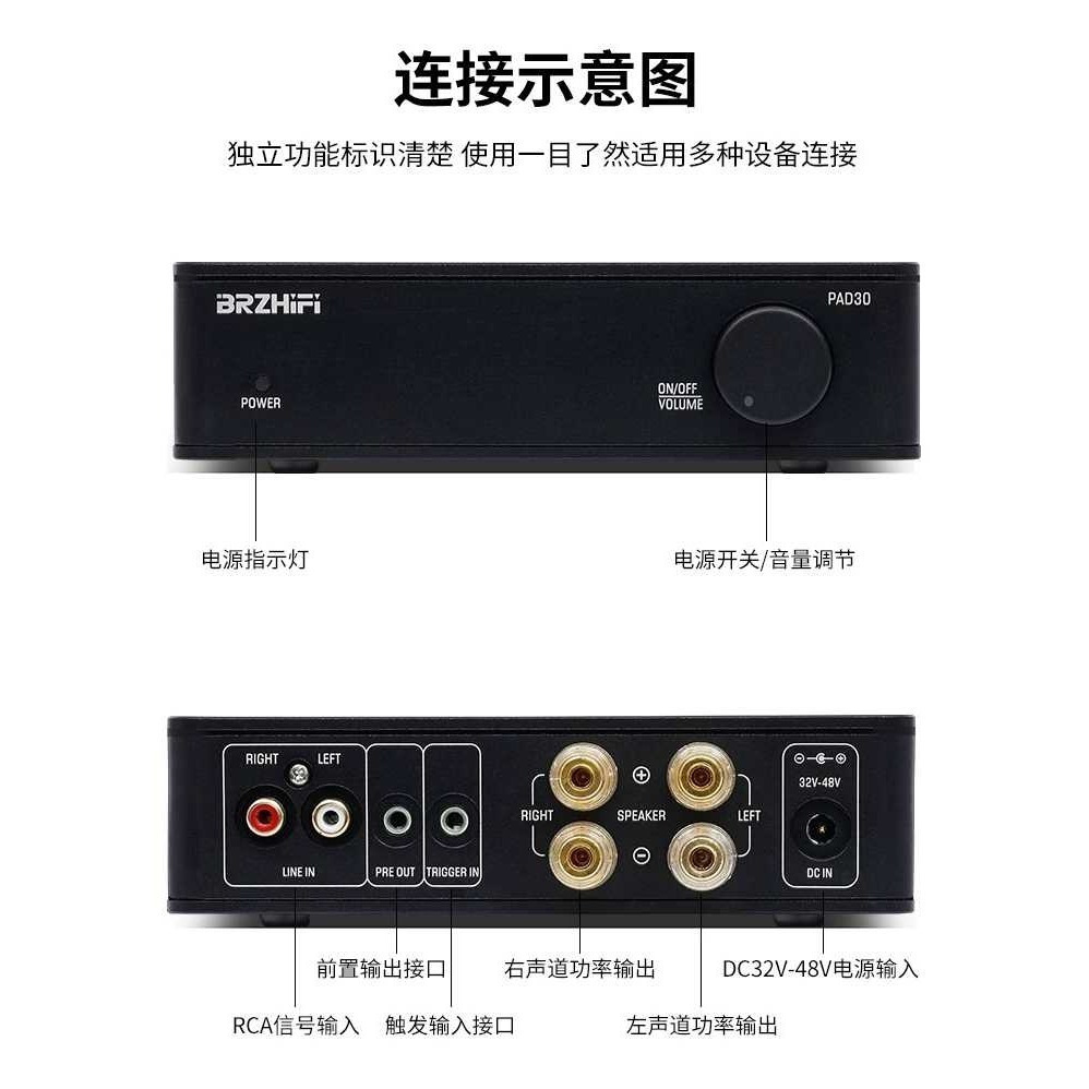 後級 擴大機 現貨 雙核3255 +48v10a電源 實測11瓦 PFFB 600w*2 (4歐姆) 推力 高傳真-細節圖6