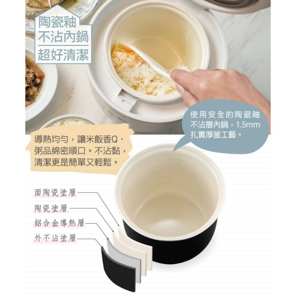 TCY-360302 大家源 mini 陶瓷電子鍋-細節圖4