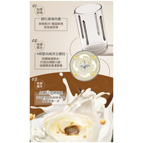 SG-358JU 松井 SONGEN 日系美廚多功能蔬果破壁冷熱調理豆漿機/破壁機/果汁機/快煮壺/輔食機-細節圖9