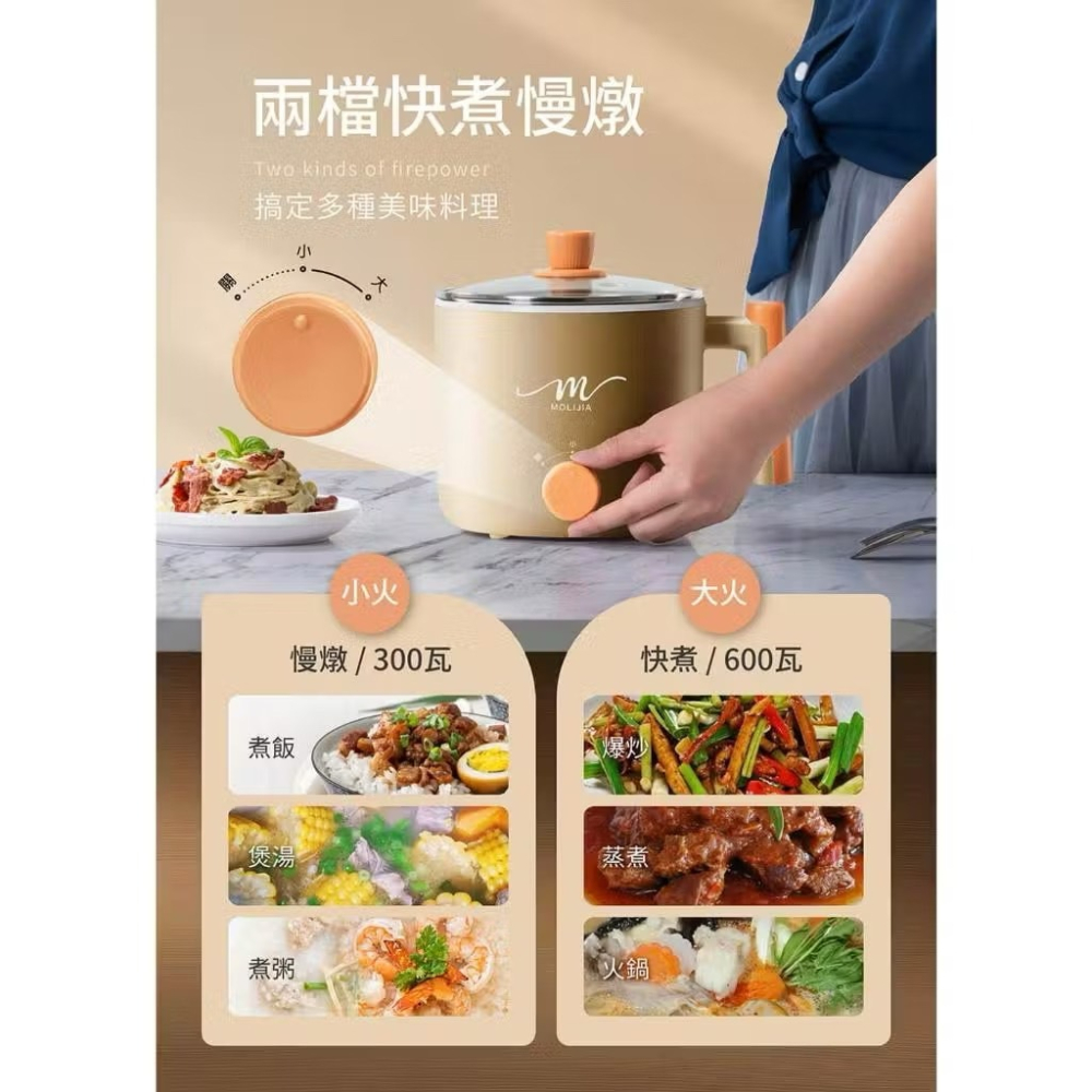 BY011028 魔力家 M28 雙層防燙不沾快煮鍋1.8L-細節圖6