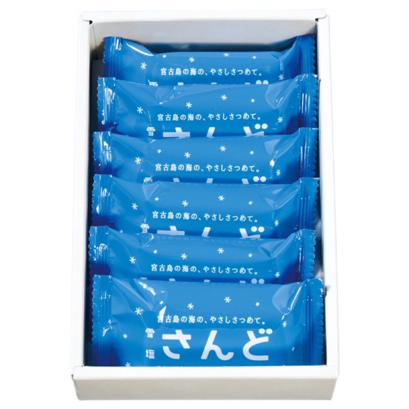 沖繩限定宮古島雪鹽白巧克力夾心餅-細節圖2