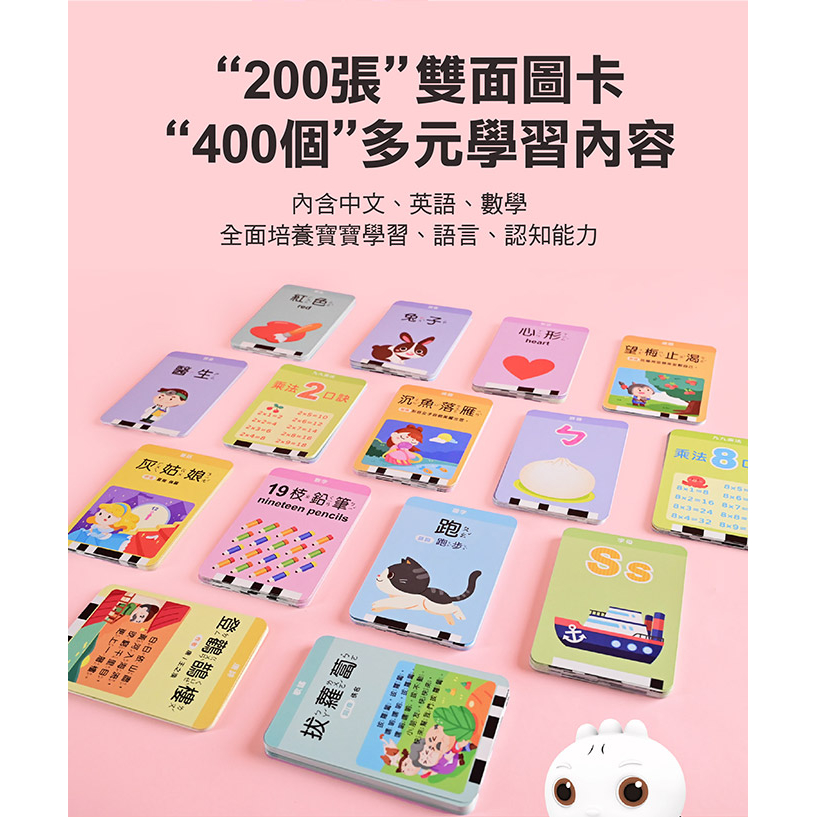 💕現貨💕《風車》幼兒學習讀卡機 （學習ㄅㄆㄇ、ABC、123、唐詩、成語、童話、兒歌）-FOOD超人【愛寶童衣舖】-細節圖6