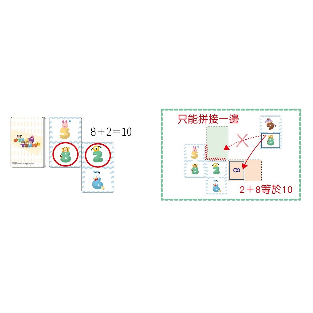 💕現貨💕《東雨文化》迪士尼 DISNEY 益智卡牌 數感10足 （TSUM- TSUM系列）【愛寶童衣舖】-細節圖8
