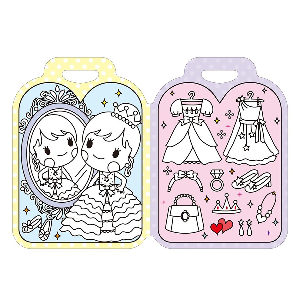 💕現貨💕《世一》手提著色本：小公主【愛寶童衣舖】-細節圖4