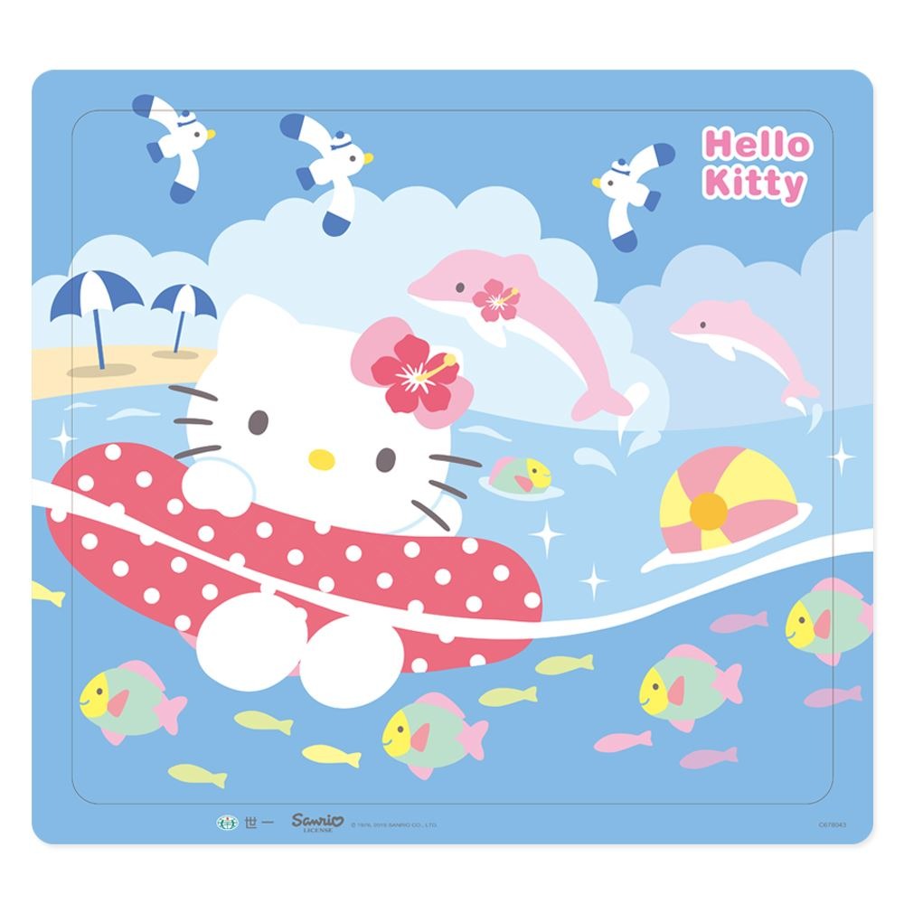 💕現貨💕《世一》HelloKitty水上遊樂園（100片拼圖）【愛寶童衣舖】-細節圖2