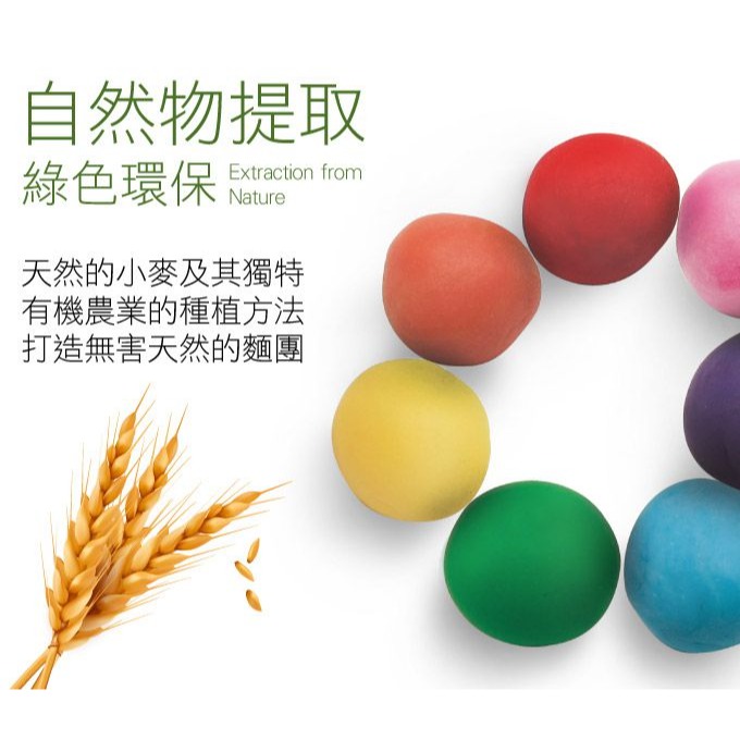 💕現貨💕《風車》FOOD超人有趣小麥黏土4色經典組（藍色）（新版）【愛寶童衣舖】-細節圖4