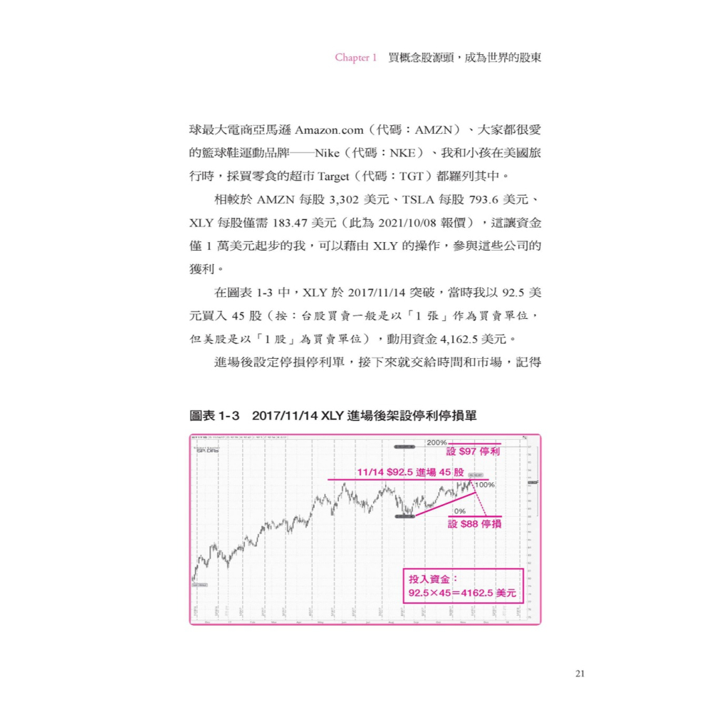 💕現貨💕《大是文化》單親雙寶媽買美股，每月加薪3萬：別人買概念股，我買概念股的源頭，永遠比台股搶得先機。【愛寶童衣舖】-細節圖8
