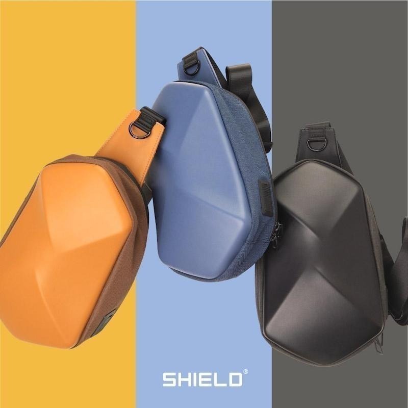 USB快充/多暗袋 防盜行動斜肩包-【SHIELD】-細節圖2