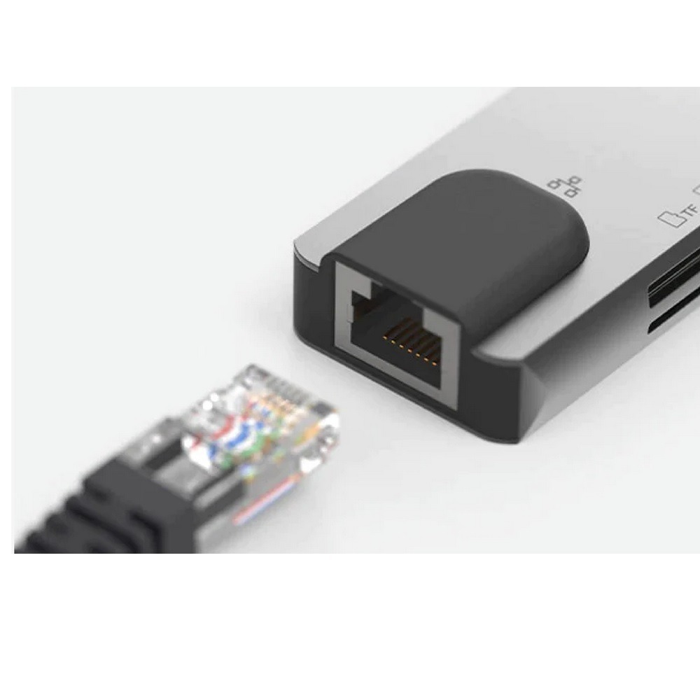 LINQ 8-in-1 集線器HUB_USB-C 10Gbps+PD100W快充+HDMI+RJ45網路孔+SD讀卡機-細節圖5