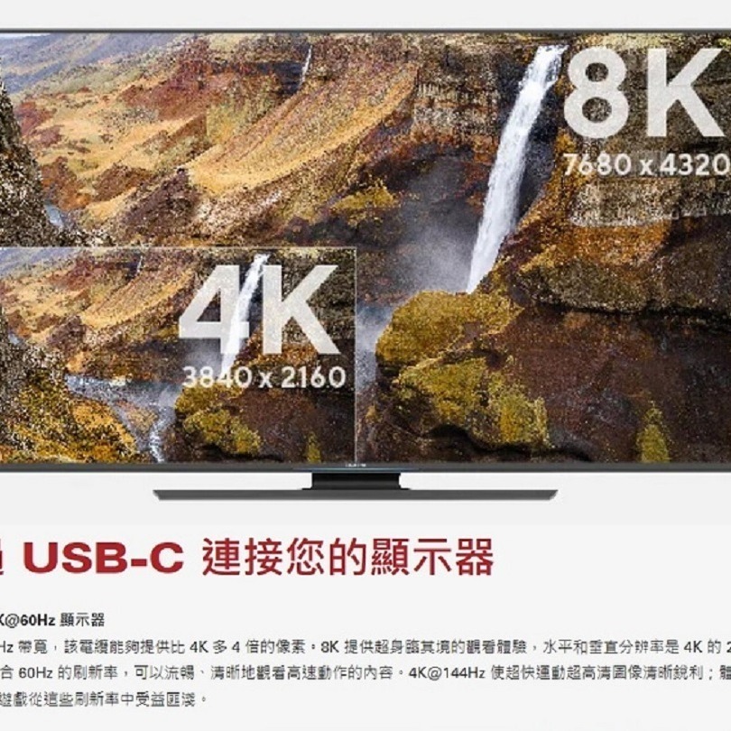 LINQ 傳輸線 USB-C 4.0 / PD240W / 8K /60Hz 超高速充電影音傳輸線 30公分-細節圖6