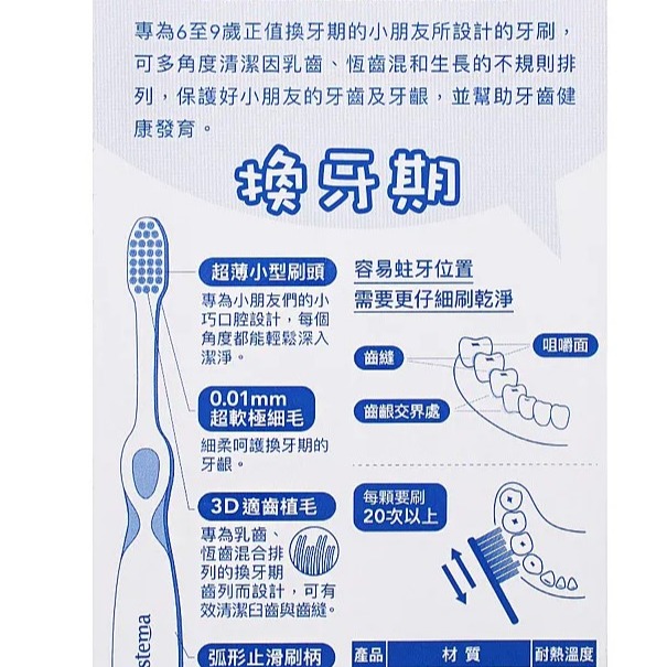 日本 LION獅王 systema 細潔兒童專業護理牙刷 (2-6歲乳牙期)/(6-9歲換牙期)-細節圖3