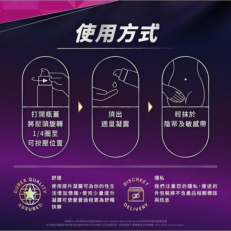 杜蕾斯 情趣提升凝露 10ml 女性 威而柔-細節圖7