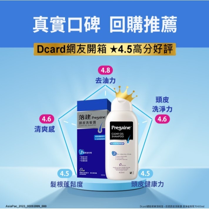 落建 頭皮洗髮露 洗髮乳 400ml 保濕豐厚(紫) / 潔淨健髮(藍)-細節圖6