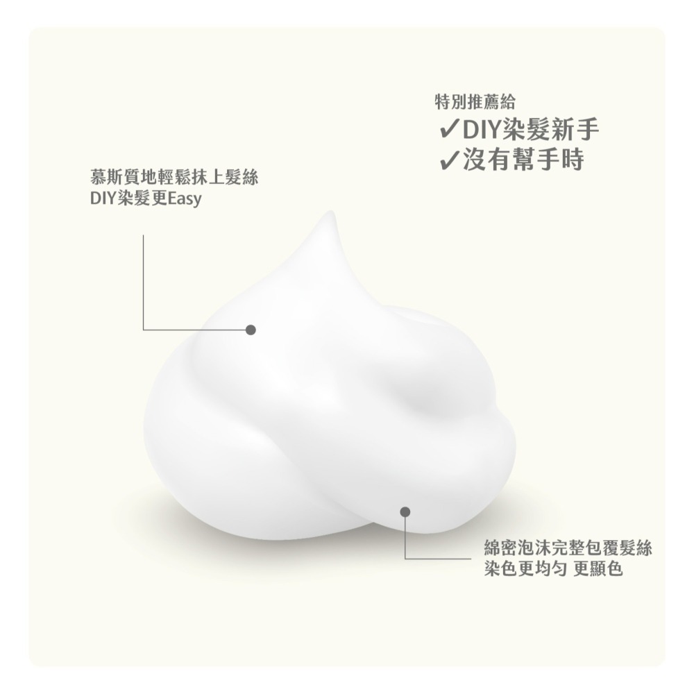 Kesho 泡泡染髮劑 染髮膏 染髮霜 泡泡染-細節圖7