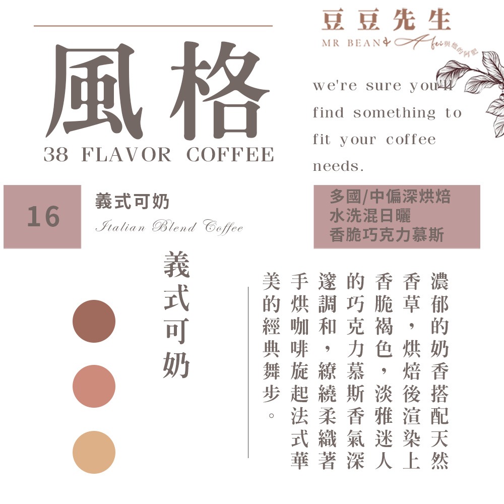 Mr Bean & AFei 商用咖啡Q Grader 經典38種咖啡豆 270G 半磅 X CQI品質鑑定師操刀-規格圖1