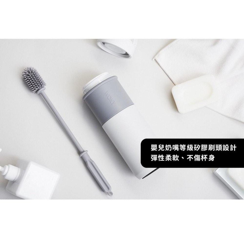 @沃廚經銷授權+發票@ WOKY 沃廚一體成型零死角矽膠杯刷-細節圖4