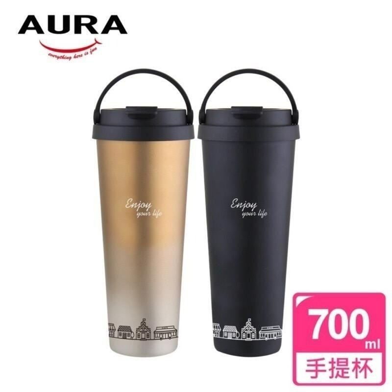 特價@現貨-公司貨+發票@AURA 艾樂-316不鏽鋼-小行星手提城市保溫杯/咖啡杯700ml-細節圖2
