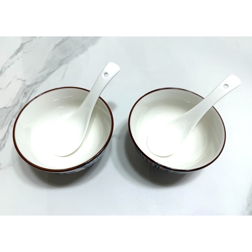 匠心 日式餐具四件組 2碗2匙(4英吋飯碗與小湯匙)-細節圖6