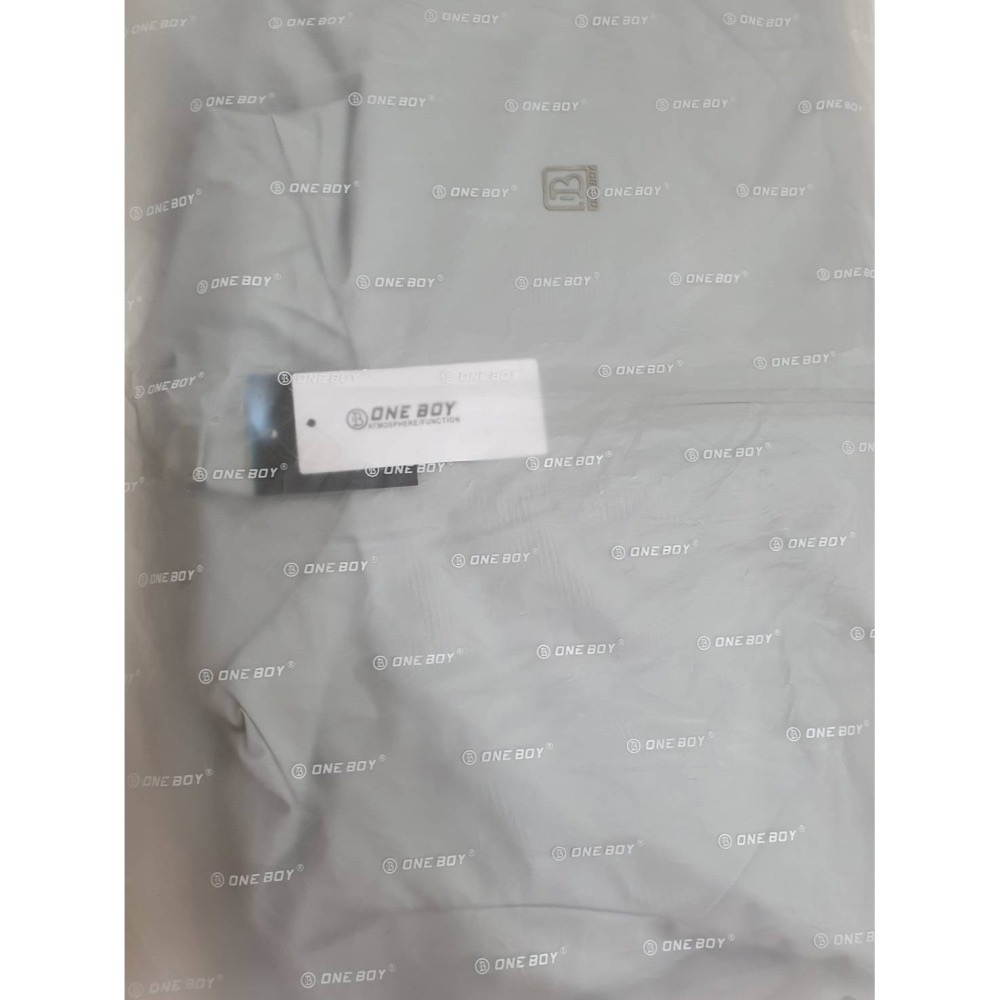 ONE BOY 男款 輕量機能防水防風透氣輕鋒衣4.0 白鯨灰 L號 全新-細節圖5