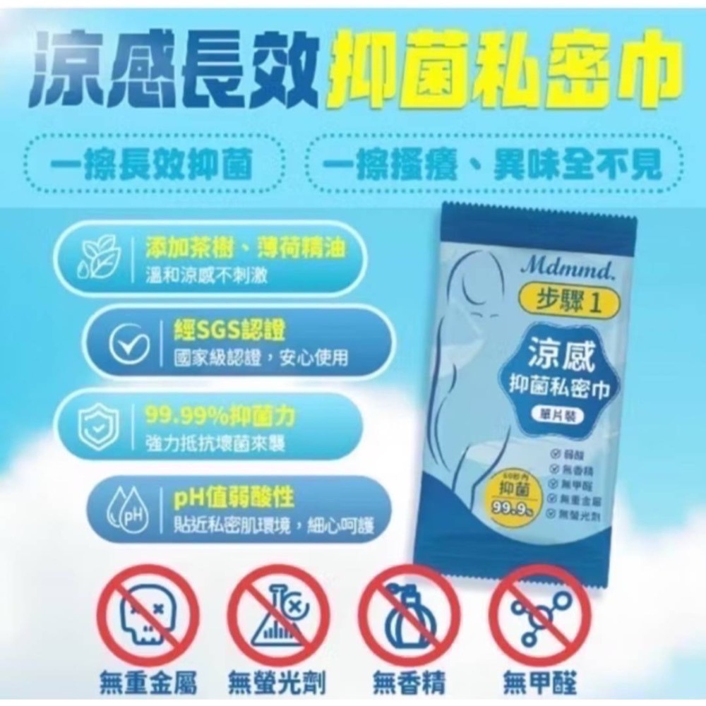 Mdmmd 明洞國際 後宮二代石墨烯超涼感抑菌衛生棉 贈私密巾版 全新 獨立包裝 效期2027.04-細節圖6