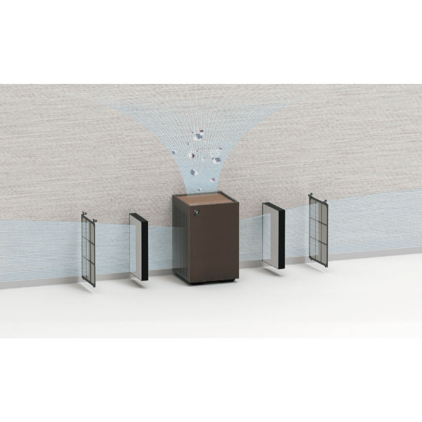 SHARP夏普 FU-S40T 9坪迷你方Purefit雙向速淨智慧空氣清淨機-細節圖5